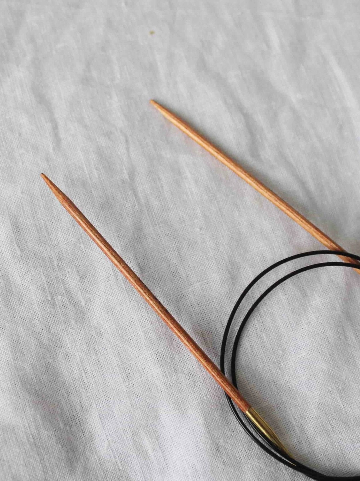 8mm Circular Beechwood Knitting Needles