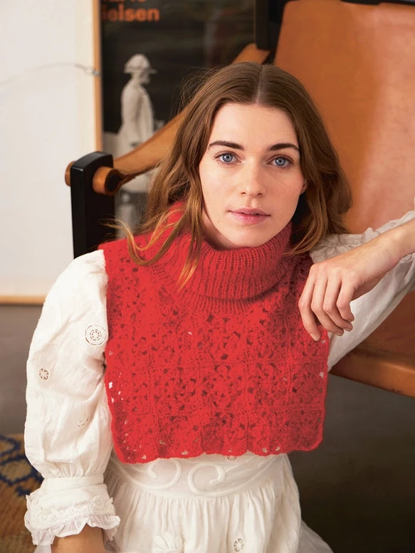 2403 No.1 Fleur Neck | Sandnes Garn Single Printed Knitting Pattern