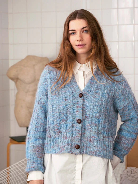 2403 No.2 River Cardigan | Sandnes Garn Single Printed Knitting Pattern