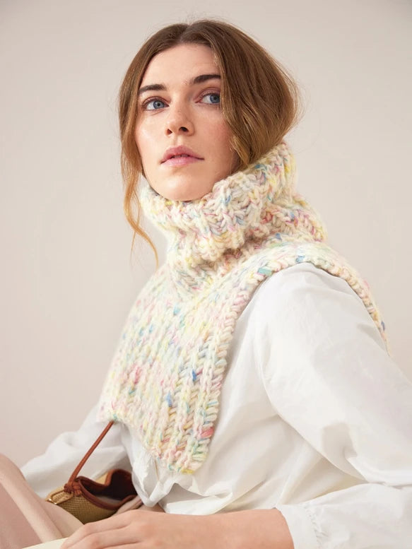 2403 No.3 Hannah Neck| Sandnes Garn Single Printed Knitting Pattern