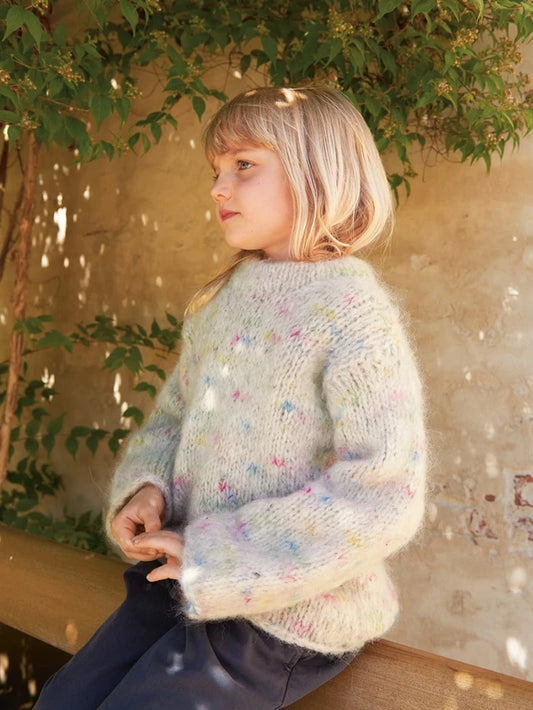 2408 No.2 Kinsley Sweater Junior | Sandnes Garn Single Printed Knitting Pattern