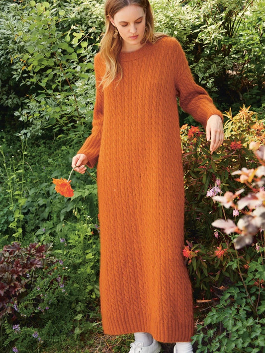 2409 No.11 Bonnie Dress | Sandnes Garn Single Printed Knitting Pattern