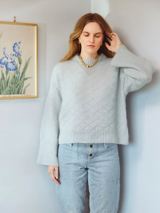 2409 No.13 Heather Sweater | Sandnes Garn Single Printed Knitting Pattern