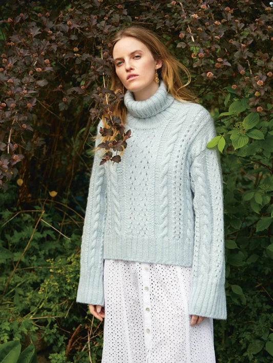 2409 No.5 Cornelia Sweater| Sandnes Garn Single Printed Knitting Pattern