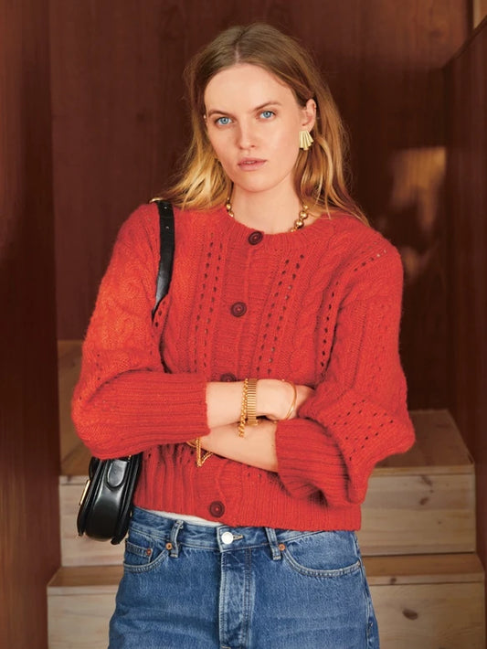 2409 No.8 Cornelia Cardigan | Sandnes Garn Single Printed Knitting Pattern