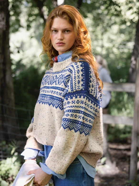 2410 No.2 Marius Sweater Ladies | Sandnes Garn Single Printed Knitting Pattern