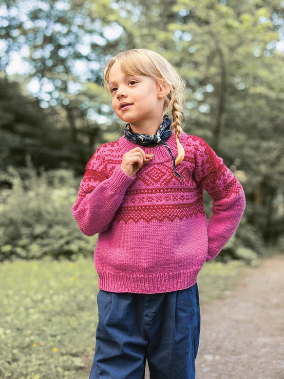 2411 No.1 Marius Children Sweater | Sandnes Garn Single Printed Knitting Pattern