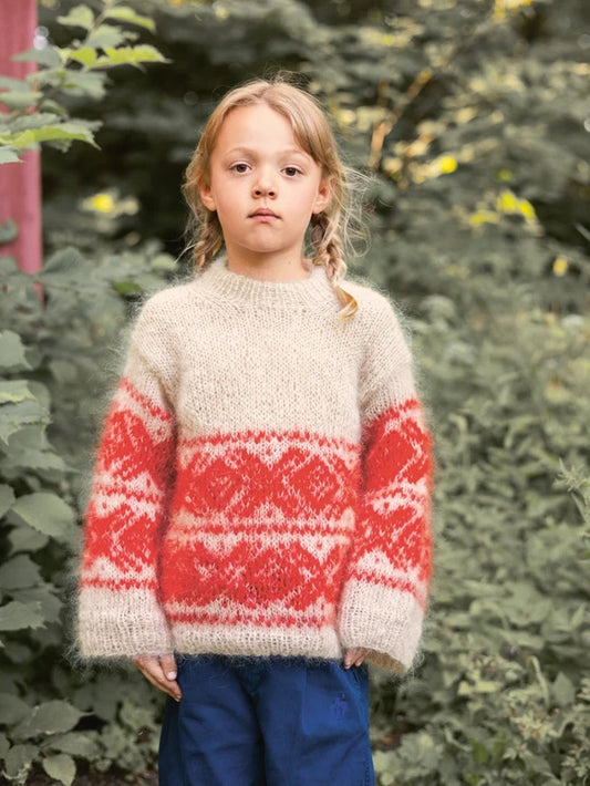 2411 No.3 Fun Chunky Marius Junior | Sandnes Garn Single Printed Knitting Pattern