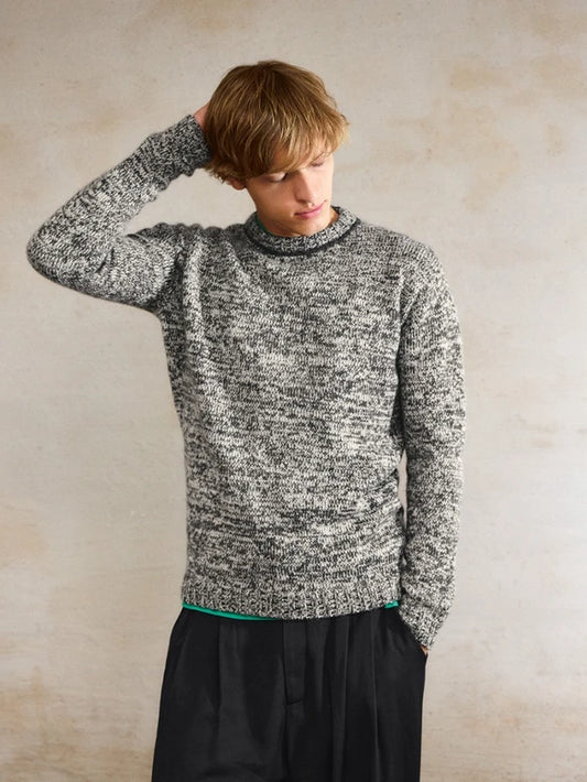 2412 No.7 Harvey Sweater Man | Sandnes Garn Single Printed Knitting Pattern