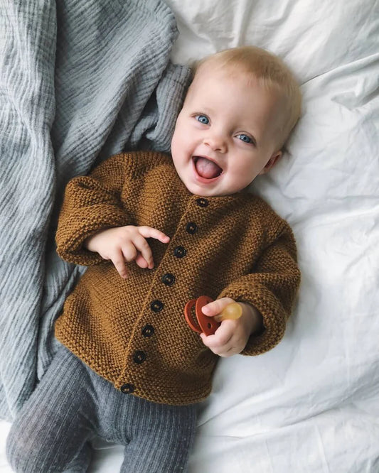 Beginner's Jacket | PetiteKnit Printed Knitting Pattern