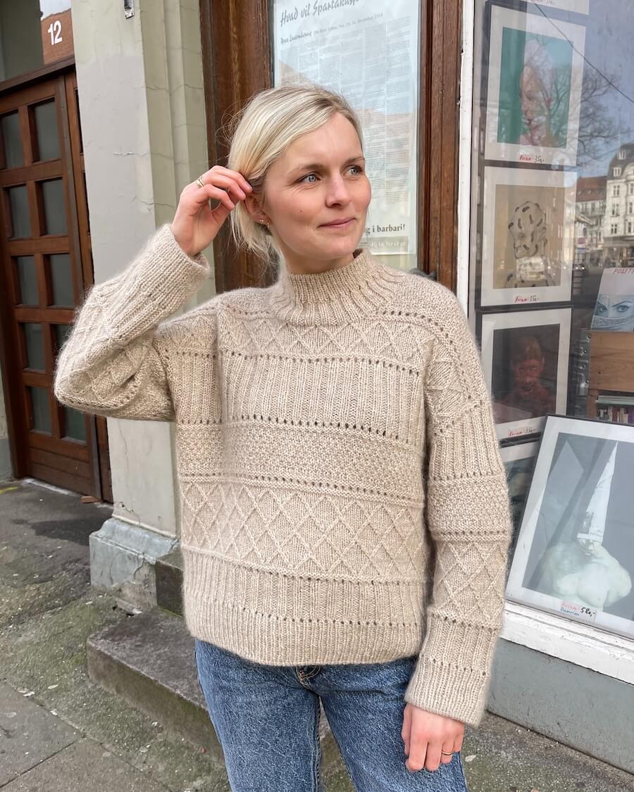 Ingrid Sweater | PetiteKnit Printed Knitting Pattern