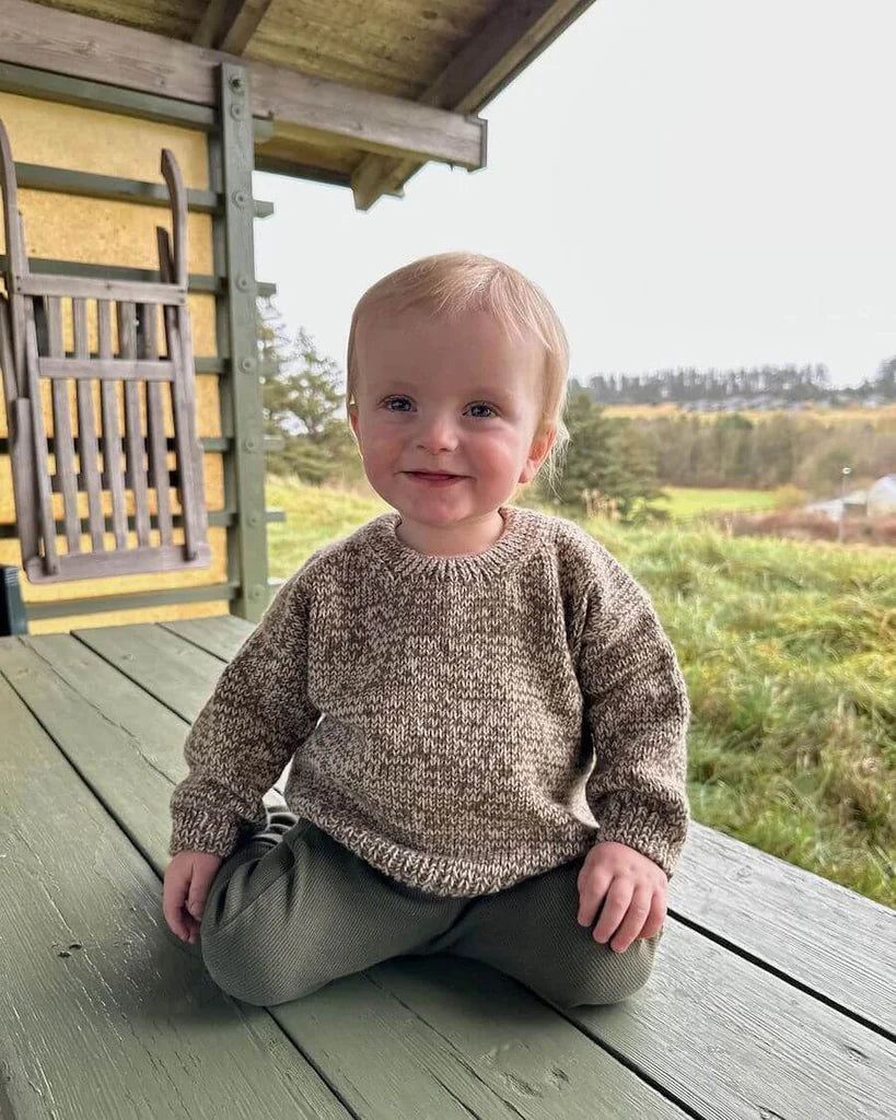 Melange Sweater Baby | PetiteKnit Printed Knitting Pattern