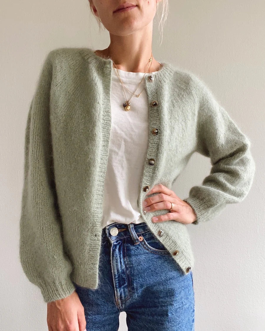 Novice Cardigan Mohair Edition | PetiteKnit Printed Knitting Pattern