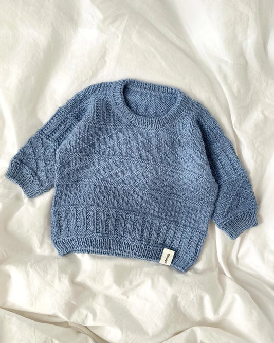 Storm Sweater Baby | PetiteKnit Printed Knitting Pattern