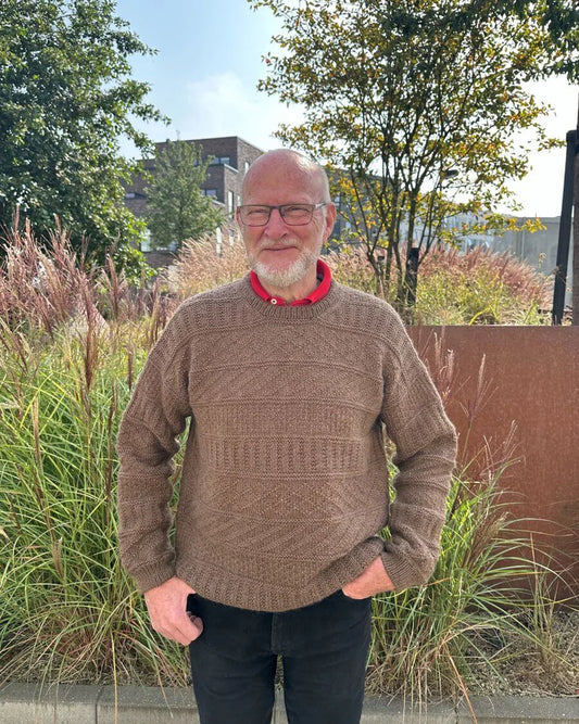 Storm Sweater Man | PetiteKnit Printed Knitting Pattern