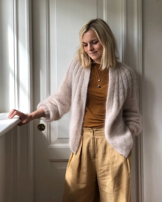 Sunday Cardigan Mohair Edition | PetiteKnit Printed Knitting Pattern