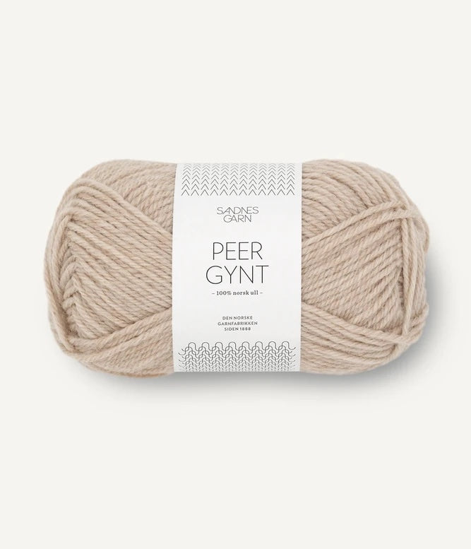 Sandnes Garn Peer Gynt in colour Beige Melert 3021