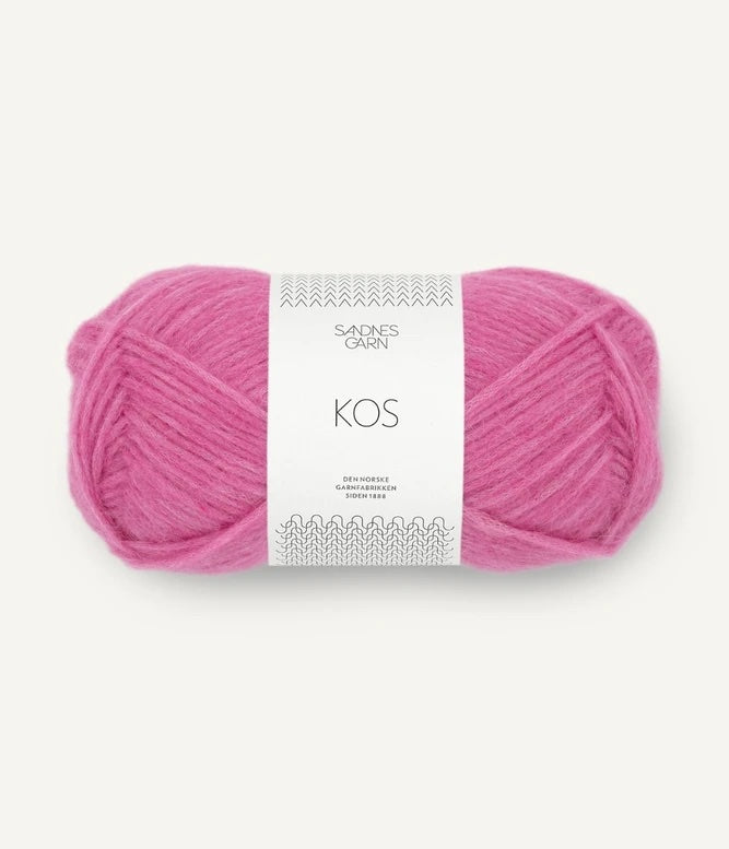 Sandnes Garn Kos yarn in colour Magenta 4625