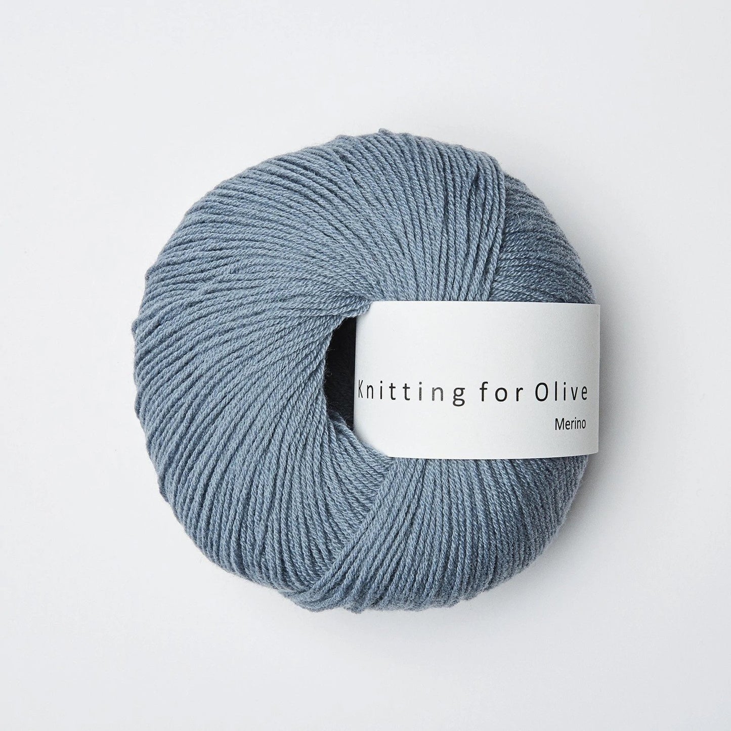 knitting for olive merino 50g dusty dove blue